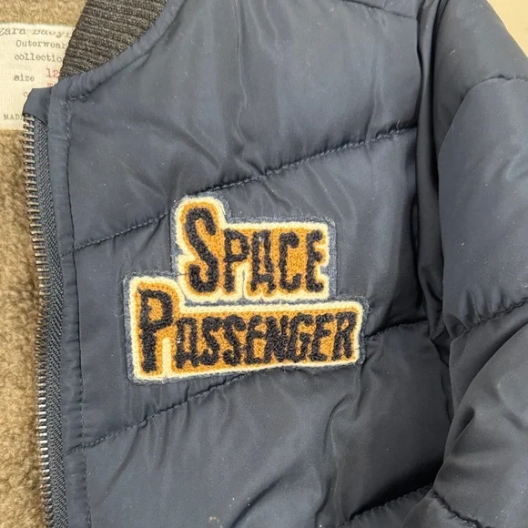 Zara Baby Navy Blue Puffer Jacket - Picture 4 of 5